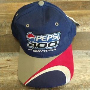 New With Tags Vintage Daytona PEPSI 400 Hat NASCAR July 1st 2000